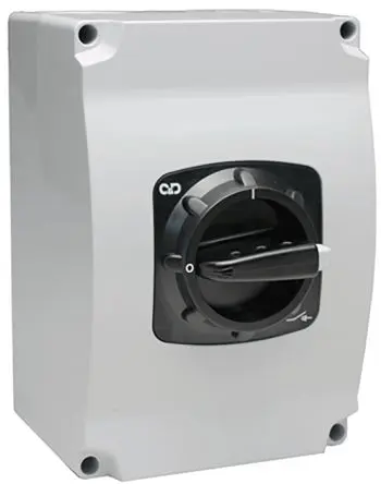 Produktfoto 1 von Craig & Derricott SCOD Trennschalter 3-polig DIN-Hutschiene 40A 15 kW Schwarz 3-phasig