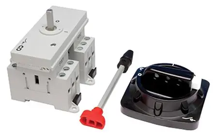 Produktfoto 1 von Craig & Derricott SCOD Trennschalter 6-polig DIN-Hutschiene 25A 11 kW Schwarz IP65 3-phasig