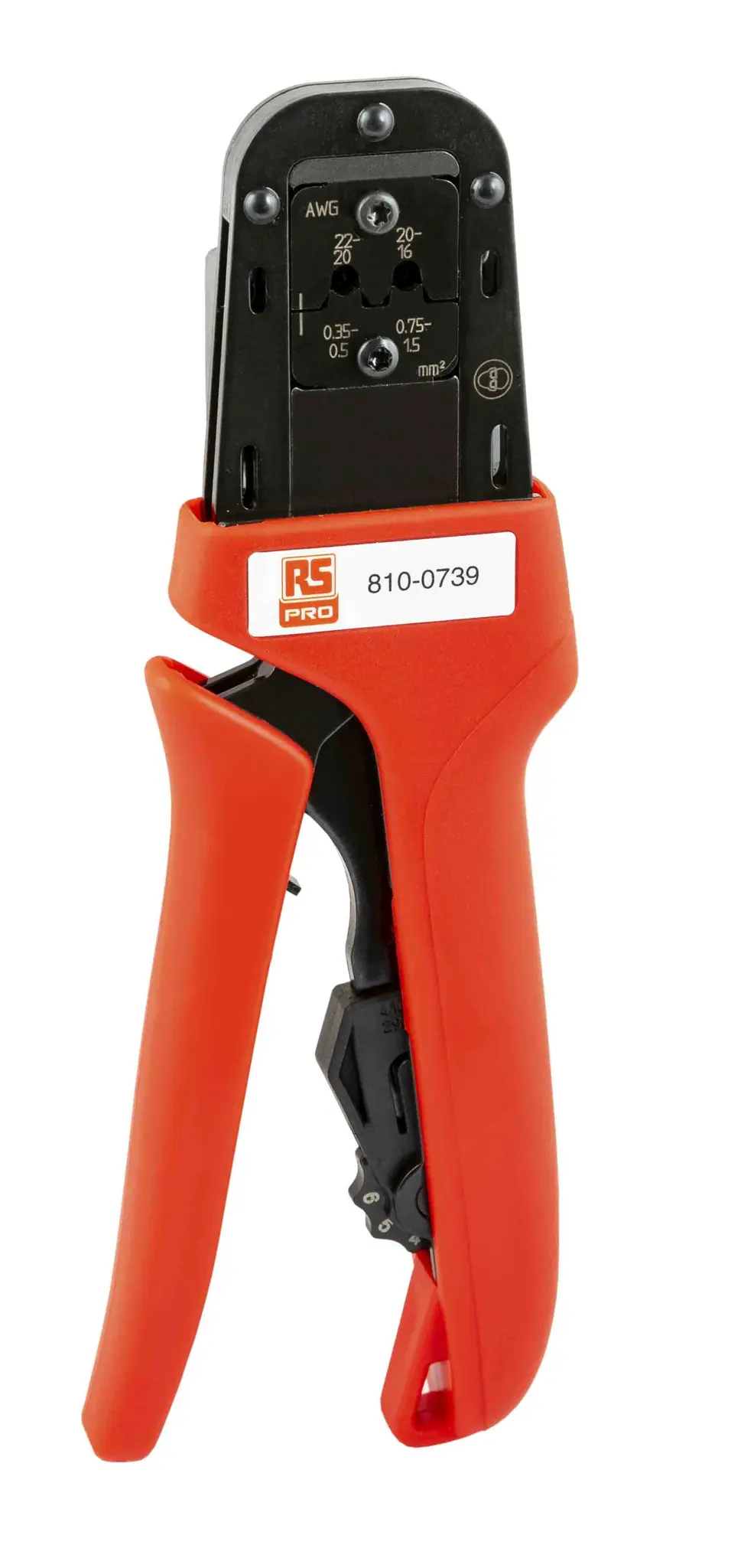 Produktfoto 1 von RS PRO Crimp-Werkzeug für Crimp-Anschlussklemmen, 190 mm