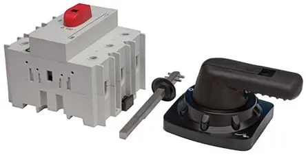 Produktfoto 1 von Craig & Derricott SCOD Trennschalter 3-polig DIN-Hutschiene 100A 59 kW Schwarz IP65 3-phasig