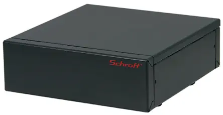 nVent SCHROFF Interscale M 19 Zoll Rack-Montage-Gehäuse 1 U Grau, B: 133 mm x T: 177 mm x H: 44 mm