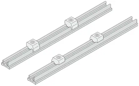 Produktfoto 1 von nVent SCHROFF Leiterplattenhalterung, Aluminium