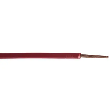 Produktfoto 1 von RS PRO H07V2-K Einzeladerleitung 6mm², 10 AWG 100m Rot PVC isoliert Ø 5.1mm 84/0,3 mm Litzen