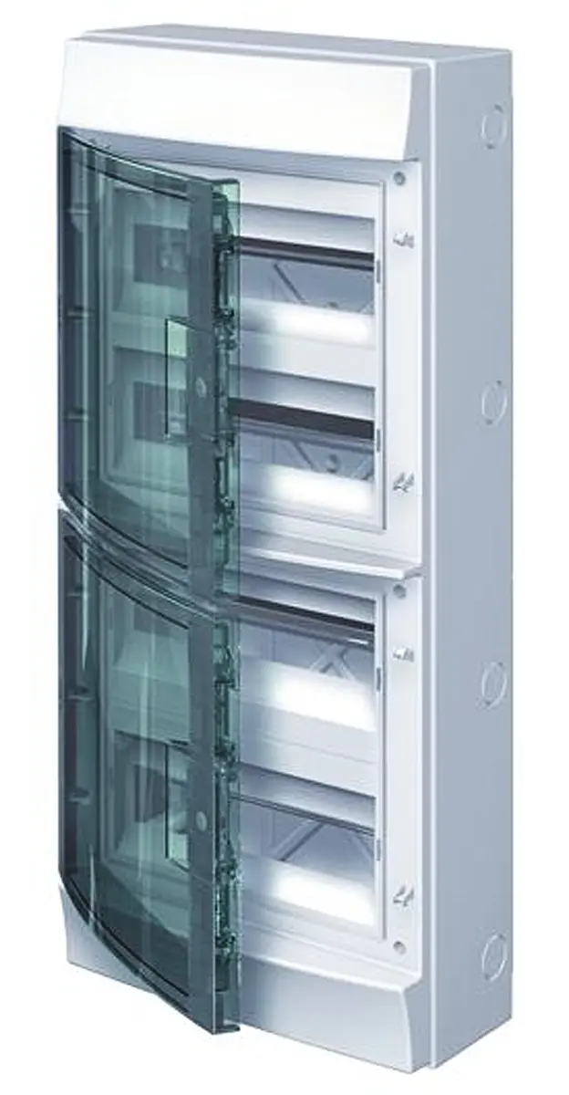 Produktfoto 1 von ABB 48 MISTRAL65 Verbrauchereinheit aus Kunststoff, 125 A EN60439-3, IEC60670 IP65 System pro E Comfort MISTRAL65