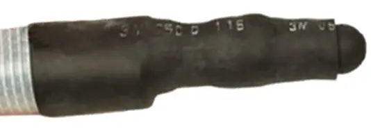 Produktfoto 1 von 3M 3CSCAK Wärmeschrumpfschlauch, Kabelversiegelungssortiment, Gummi, Schwarz 81 mm, 2-Wege