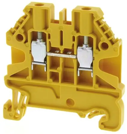 Produktfoto 1 von Wieland WT 2.5 Anschlussklemmenblock für Durchkontaktierung 1 Gelb, 2.5mm², 1kV Schraubbefestigung ATEX