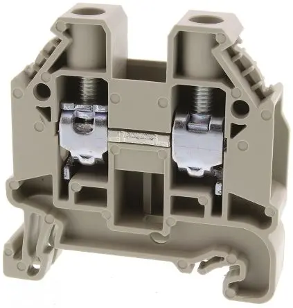 Produktfoto 1 von Wieland WT 10 Anschlussklemmenblock für Durchkontaktierung 1 Grau, 20AWG, 6 AWG, 1kV Schraubbefestigung ATEX