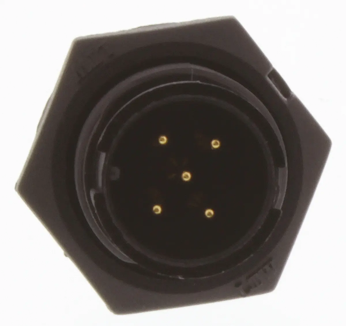 Amphenol Industrial Ceres 20.6 mm Standard Rundsteckverbinder Stecker 5-polig Stecker 5A Frontplattenmontage IP67