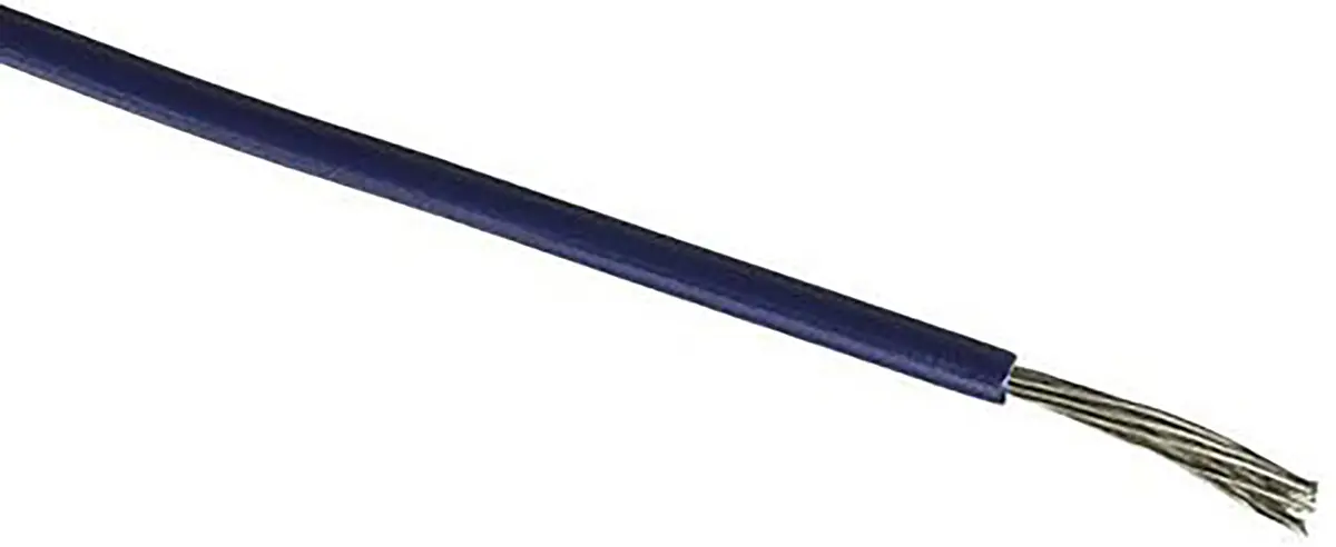 Produktfoto 1 von RS PRO Einzeladerleitung 2.5mm², 13 AWG 25m Blau PVC isoliert Ø 4.2mm 50/0,25 mm Litzen