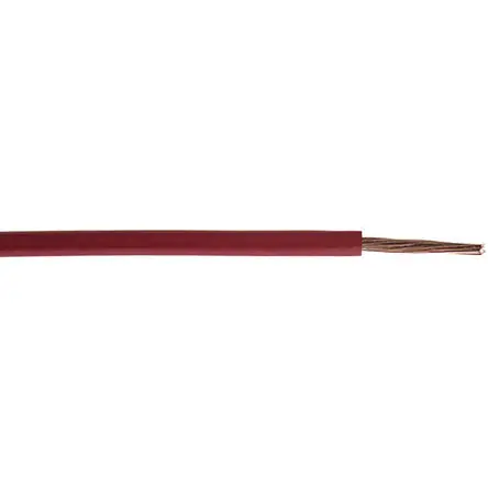 Produktfoto 1 von RS PRO Einzeladerleitung 1.5mm², 15 AWG 100m Rot PVC isoliert Ø 3.7mm 30 / 0,25 mm Litzen
