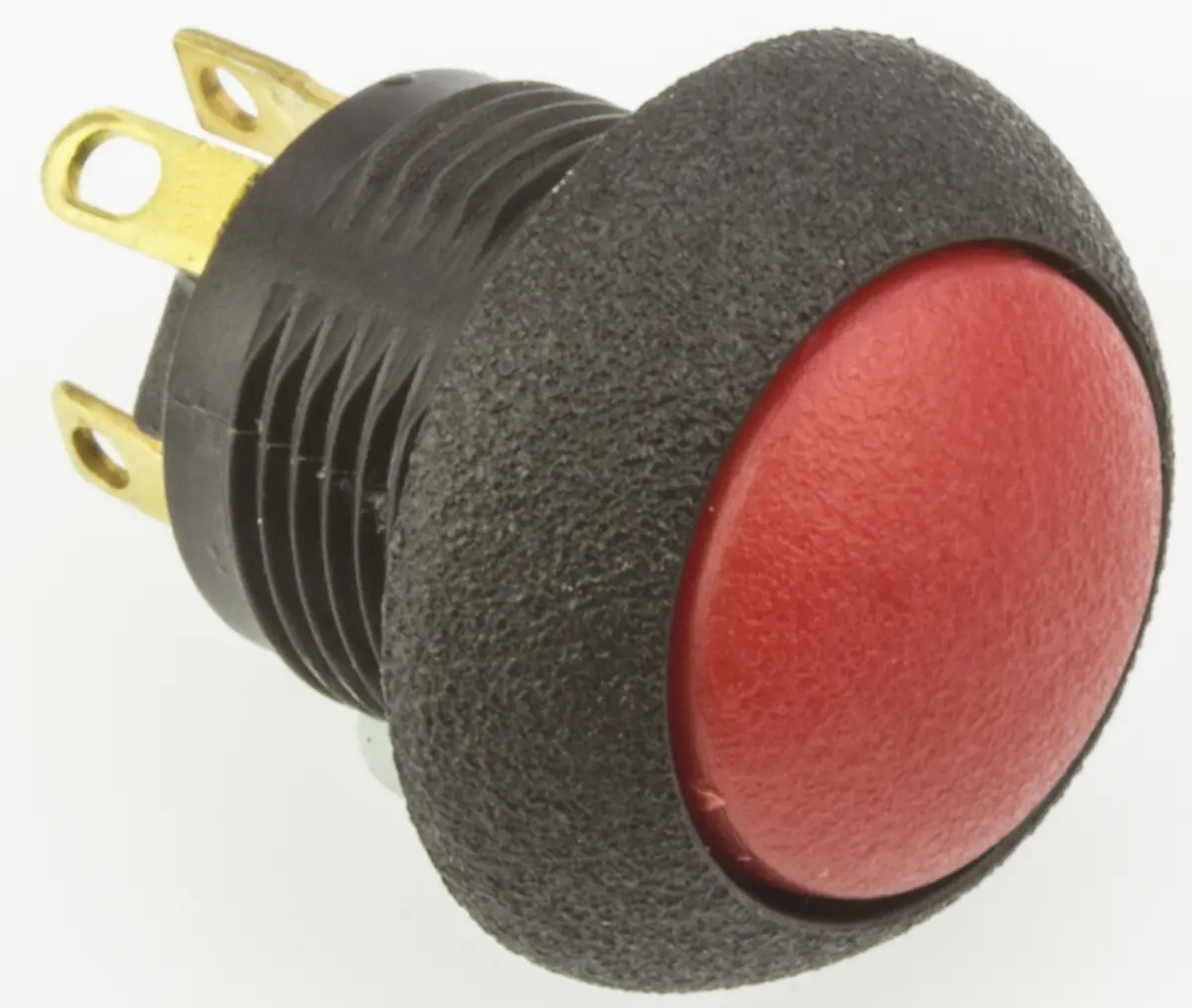 Produktfoto 1 von Otto P9 Druckschalter Rot Tastend Panel Ø 0.505 x 0.460 in, 1-poliger Umschalter / 4 A 28 V dc 115 V ac, IP64