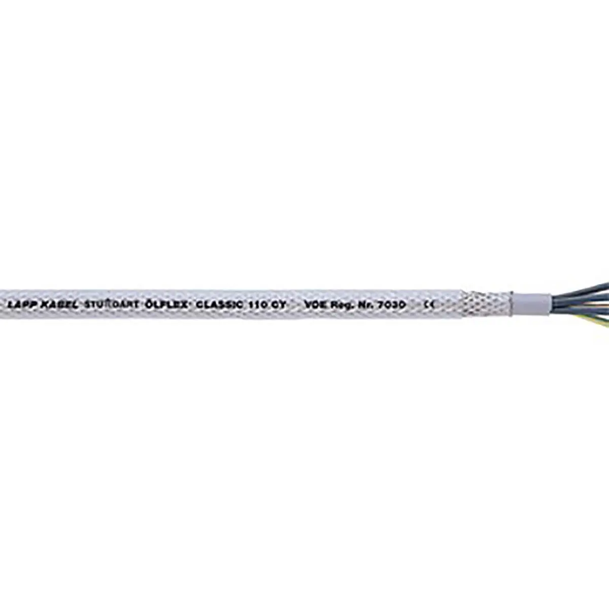 Produktfoto 1 von Lapp CY Steuerkabel, 4-adrig x 1.5 mm² 16 AWG Geschirmt Klar, 50 m, Polyvinylchlorid