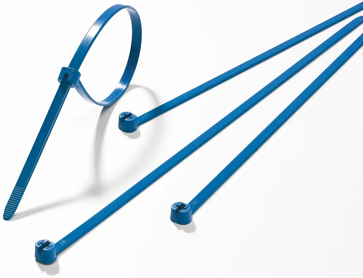 Produktfoto 1 von Thomas & Betts Ty-Rap Polypropylen Kabelbinder Nicht lösbar Blau 4.75 mm x 361 mm