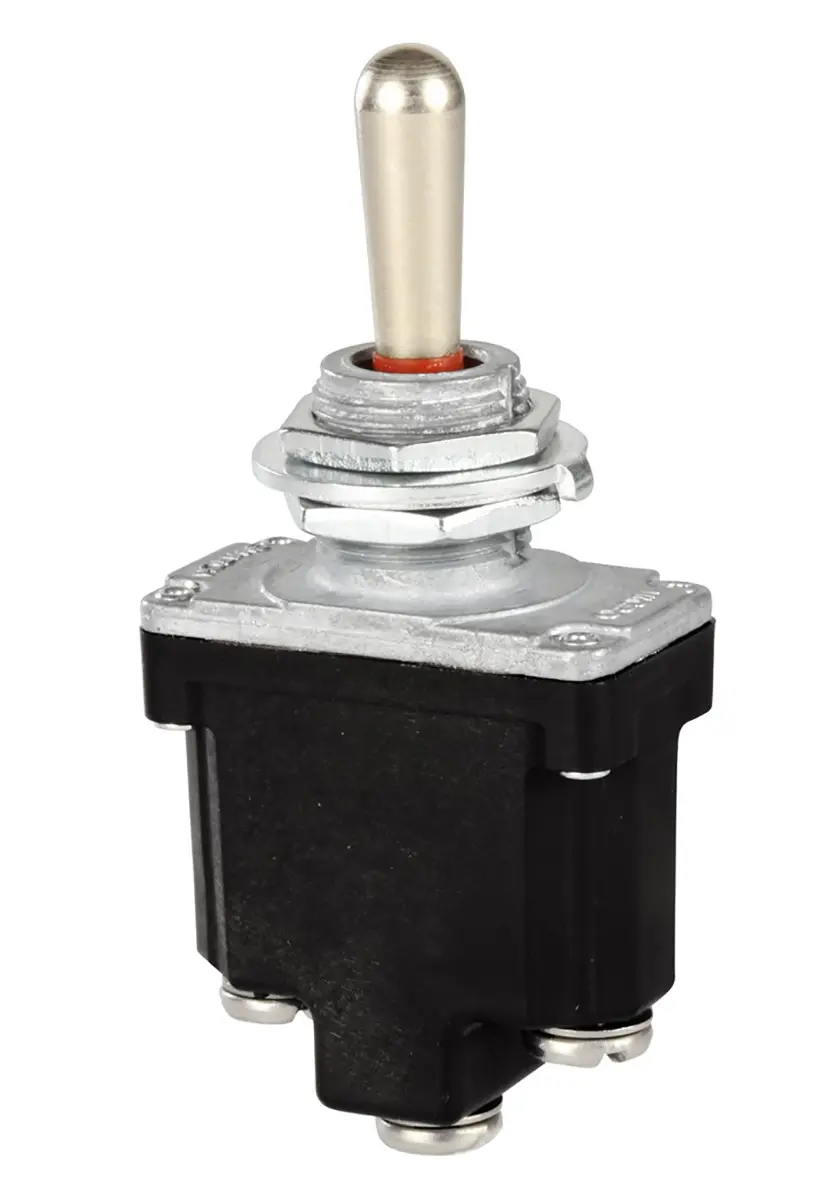 Produktfoto 1 von Honeywell Buchse Kippschalter 1-poliger Umschalter, Ein-Aus-Ein, 277 V ac, 6A, IP68, IP67, Schraube