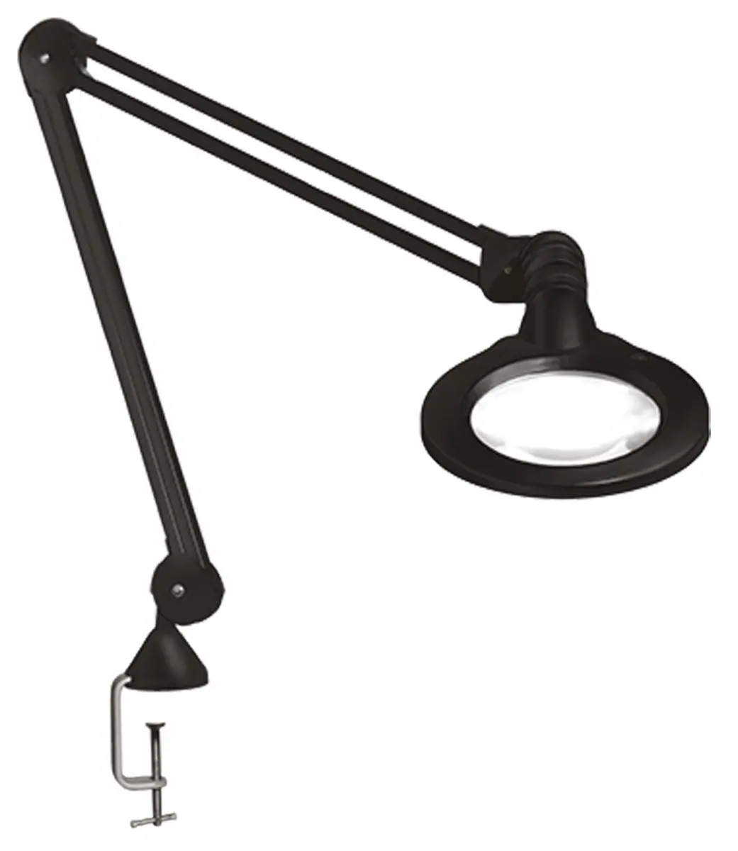 Produktfoto 1 von Luxo LED Lupenleuchte Tischleuchte, 127 mm Linse 127 mm, 11 W / 230 V, Reichweite 1.05 m, 3-polig (Global), Typ C