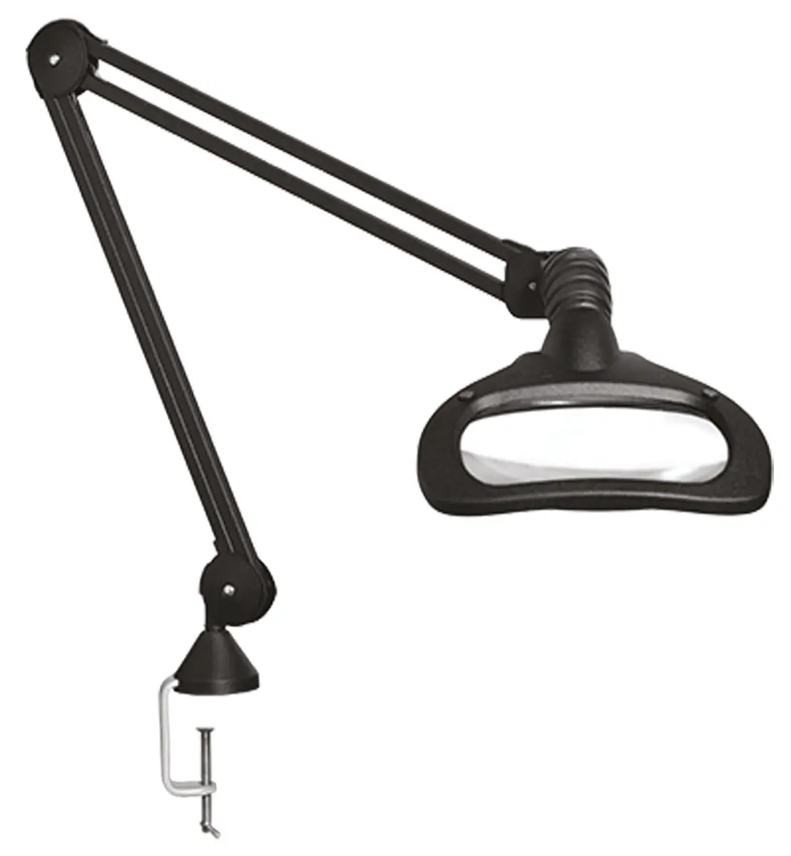 Produktfoto 1 von Luxo Wave ESD LED Lupenleuchte Tischleuchte, 175 x 108 mm Linse, 6 W / 230 V ac, Reichweite 1.05 m, Typ C, 3-polig