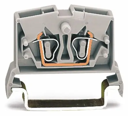 Produktfoto 1 von WAGO 264 Anschlussklemmenblock für Durchkontaktierung 1 Grau, 2.5mm², 800V Zugfederklemme