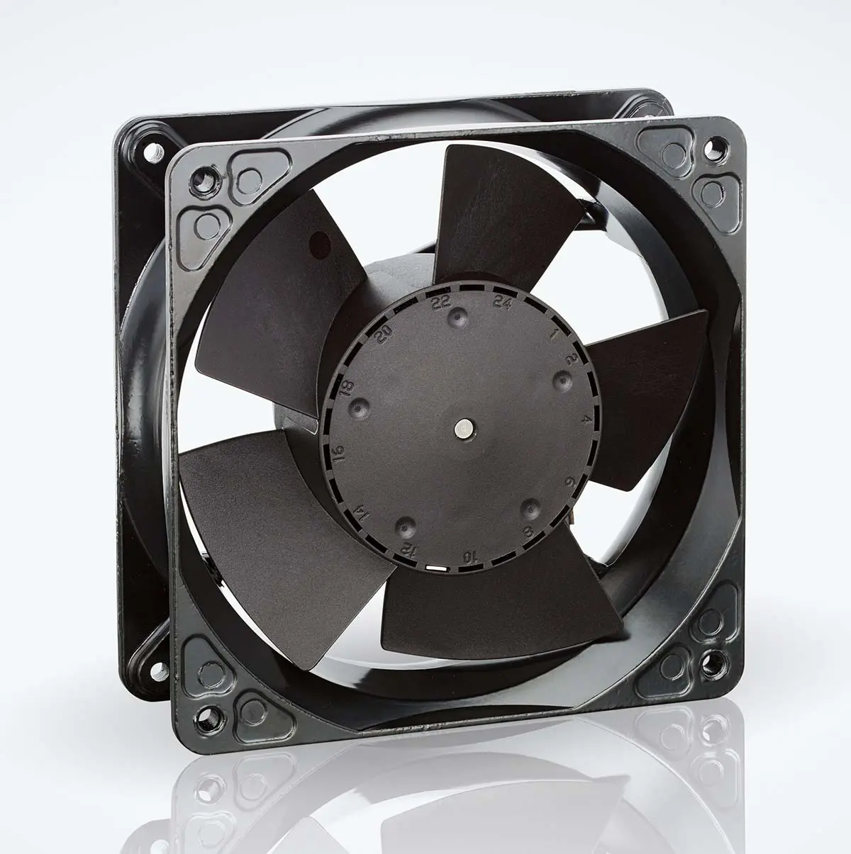 Produktfoto 1 von ebm-papst 4100 N DC-Axiallüfter, Kugellager, 24 V dc / 11W, 119 x 119 x 38mm, 4400U/min, 237m³/h