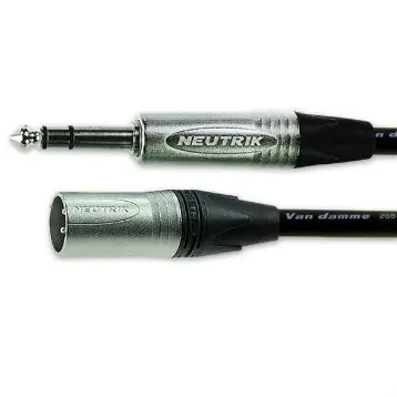 Produktfoto 1 von Van Damme XLR-Kabel, 3 m, Schwarz