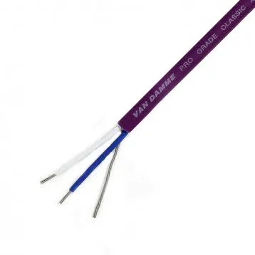 Van Damme classic 1 pair 1 Audiokabel Geschirmt, L. 100 m Violett