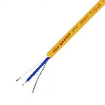 Produktfoto 1 von Van Damme classic 1 pair 1 Audiokabel Geschirmt, L. 100 m Orange