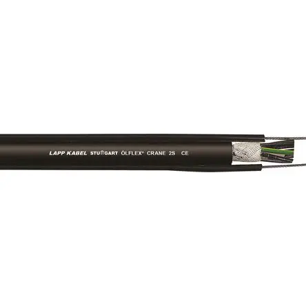 Produktfoto 1 von Lapp YY Steuerkabel, 8-adrig x 1.5 mm² 15 AWG Ungeschirmt Schwarz, 10 m, Polyvinylchlorid