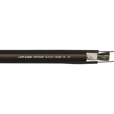 Produktfoto 1 von Lapp ÖLFLEX CRANE 25 Steuerkabel, 12-adrig x 1.5 mm² 15 AWG Ungeschirmt Schwarz, 10 m, Polyvinylchlorid