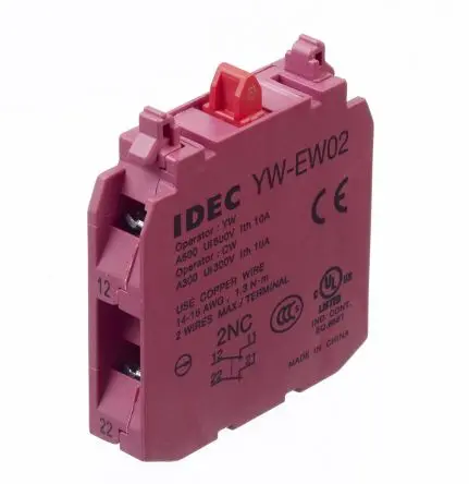Produktfoto 1 von Idec CW Kontaktblock 2 Öffner 380V Schraube