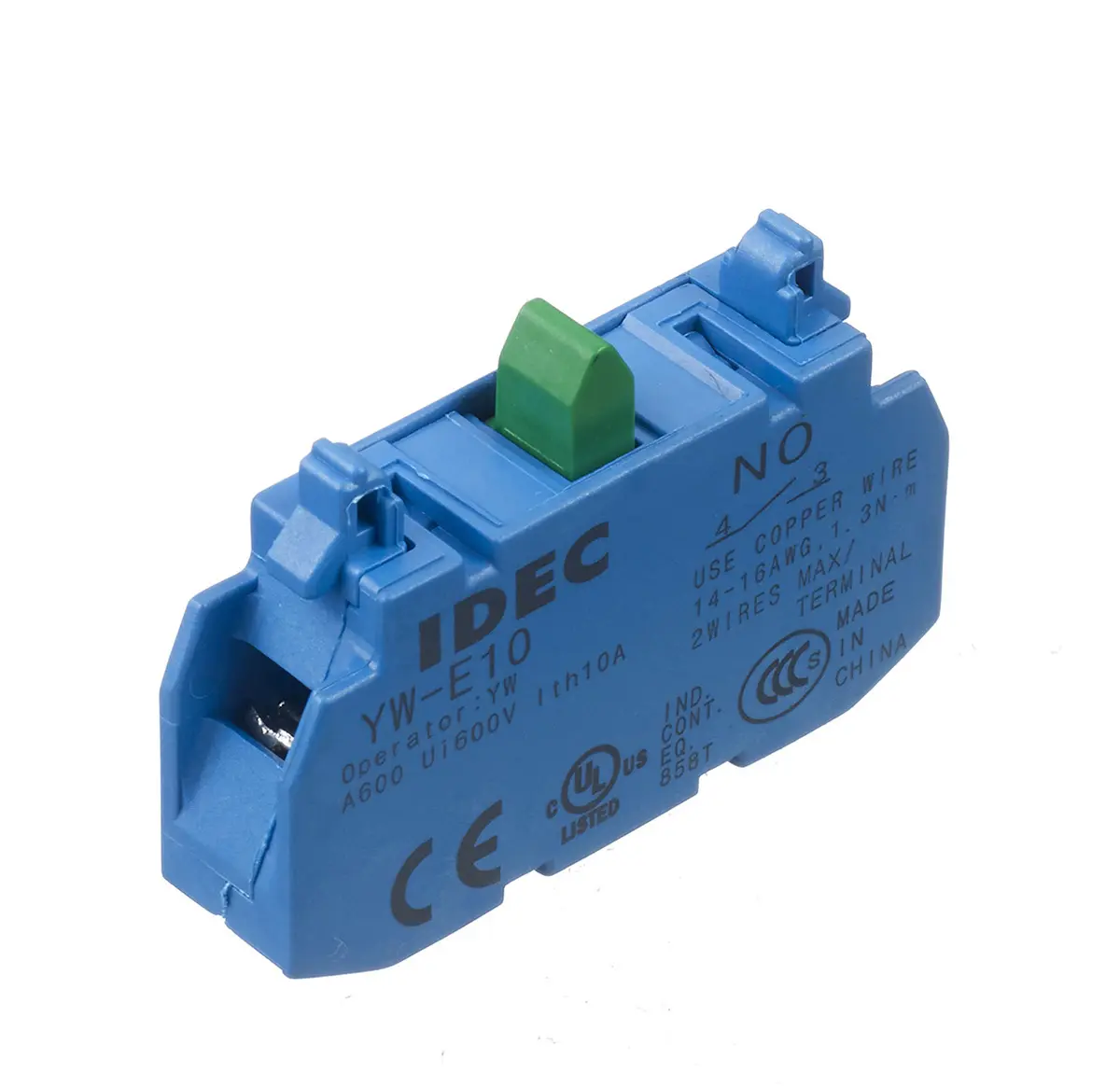 Produktfoto 1 von Idec YW Series Kontaktblock 1 Schließer