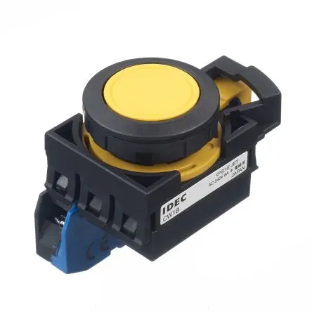 Produktfoto 1 von Idec IDEC CW Druckschalter Tastend Panel Ø 22 mm, 1 Schließer / 10A, IP20, IP65, IP66, IP67