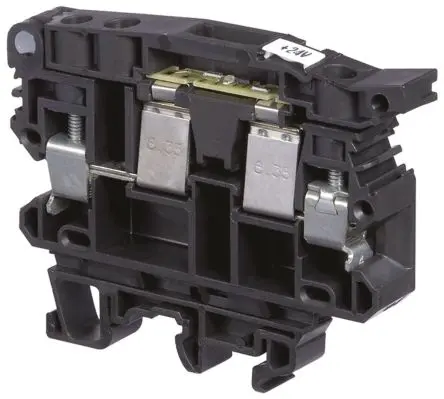 Produktfoto 1 von Entrelec SNA Klemmlieste abtrennen 1 Schwarz, 10mm², 800V ac Schraubbefestigung