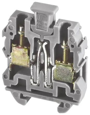 Produktfoto 1 von Entrelec SNA DIN-Tragschiene 1 Grau, 2.5mm², 380V ac Schraubbefestigung