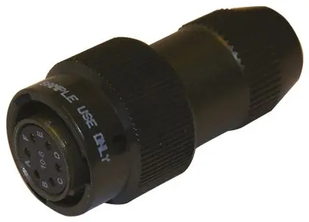 Produktfoto 1 von Amphenol Limited, 62 GB Messing MIL-Spec Rundsteckverbinder Gerade, 10-polig, Kabel, Gehäuse 12 Stecker, MIL-DTL-26482
