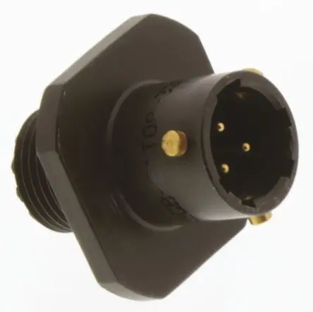 Produktfoto 1 von Amphenol Limited, 62 GB Messing MIL-Spec Rundsteckverbinder Gerade, 3-polig, Kabel, Gehäuse 8 Buchse, MIL-DTL-26482