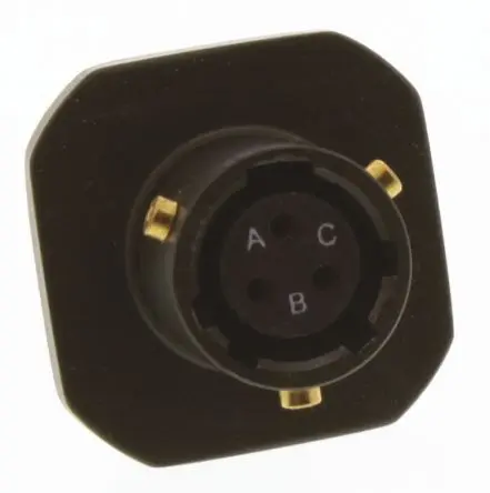 Amphenol Limited, 62 GB Messing MIL-Spec Rundsteckverbinder Gerade, 3-polig, Kabel, Gehäuse 8 Buchse, MIL-DTL-26482