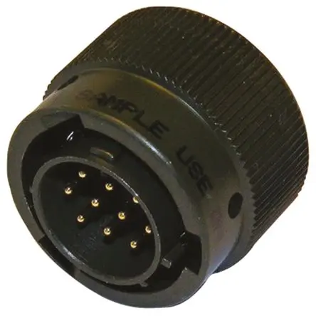 Produktfoto 1 von Amphenol Limited, 62 GB Messing MIL-Spec Rundsteckverbinder Gerade, 10-polig, Kabel, Gehäuse 12 Stecker, MIL-DTL-26482