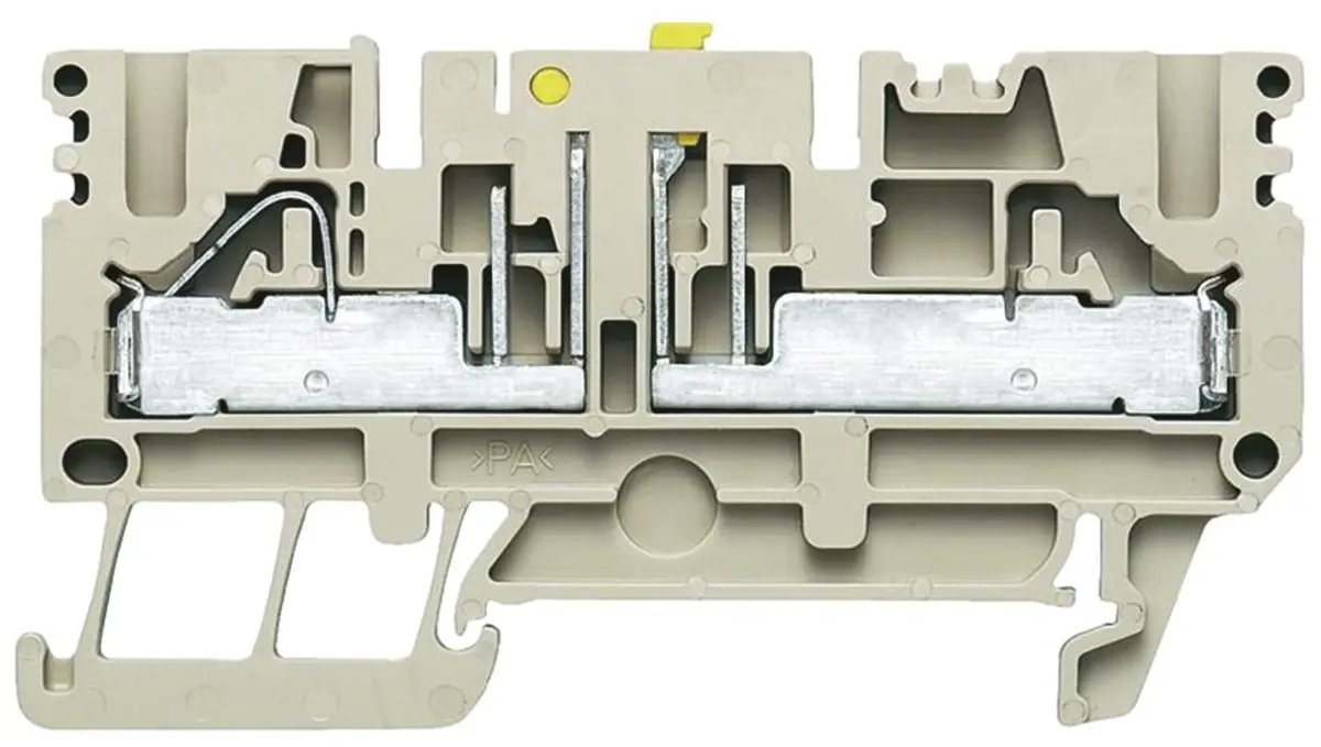 Produktfoto 1 von Weidmüller P Klemmlieste abtrennen 1 Blau, 0.5 to 6 mm², 500 V Einsteck-Anschluss