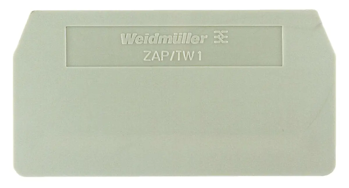 Produktfoto 1 von Weidmüller Z Endabdeckung für Anschlussklemme ZDU 4/3AN, Anschlussklemme ZDU 4/3AN BL, Anschlussklemme ZPE 4/3AN