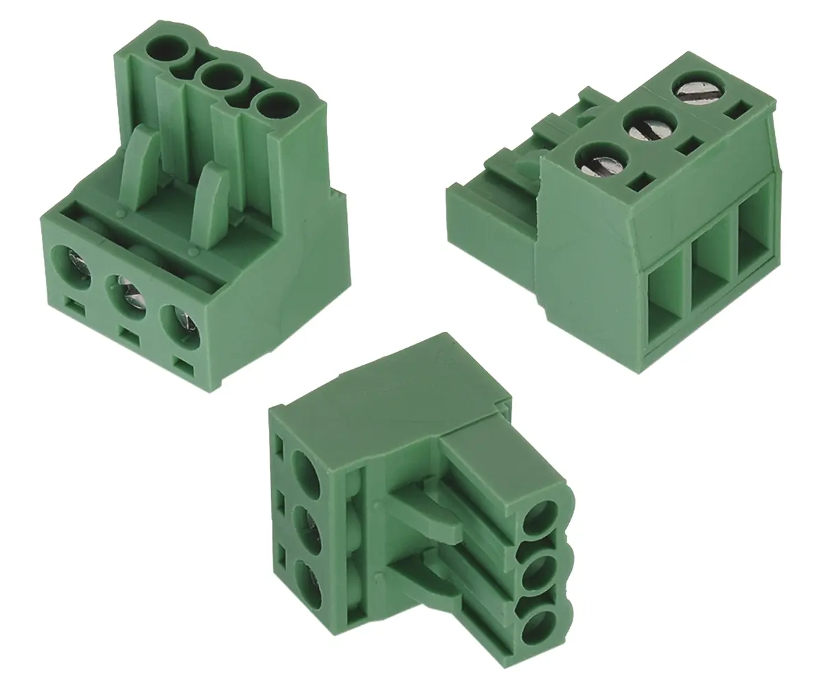 Wurth Elektronik 351 Steckbarer Klemmenblock Steckverbinder 2-Kontakte 5.08mm-Raster Gerade