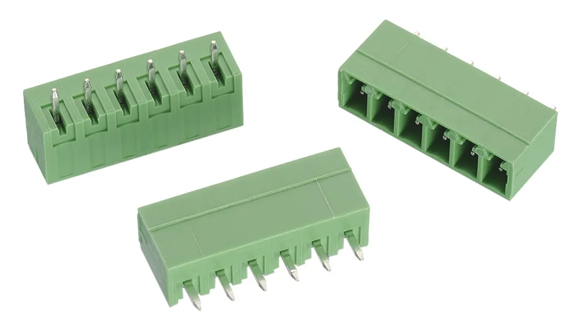 Produktfoto 1 von Wurth Elektronik 321 Steckbarer Klemmenblock Header 6-Kontakte 3.81mm-Raster Gerade