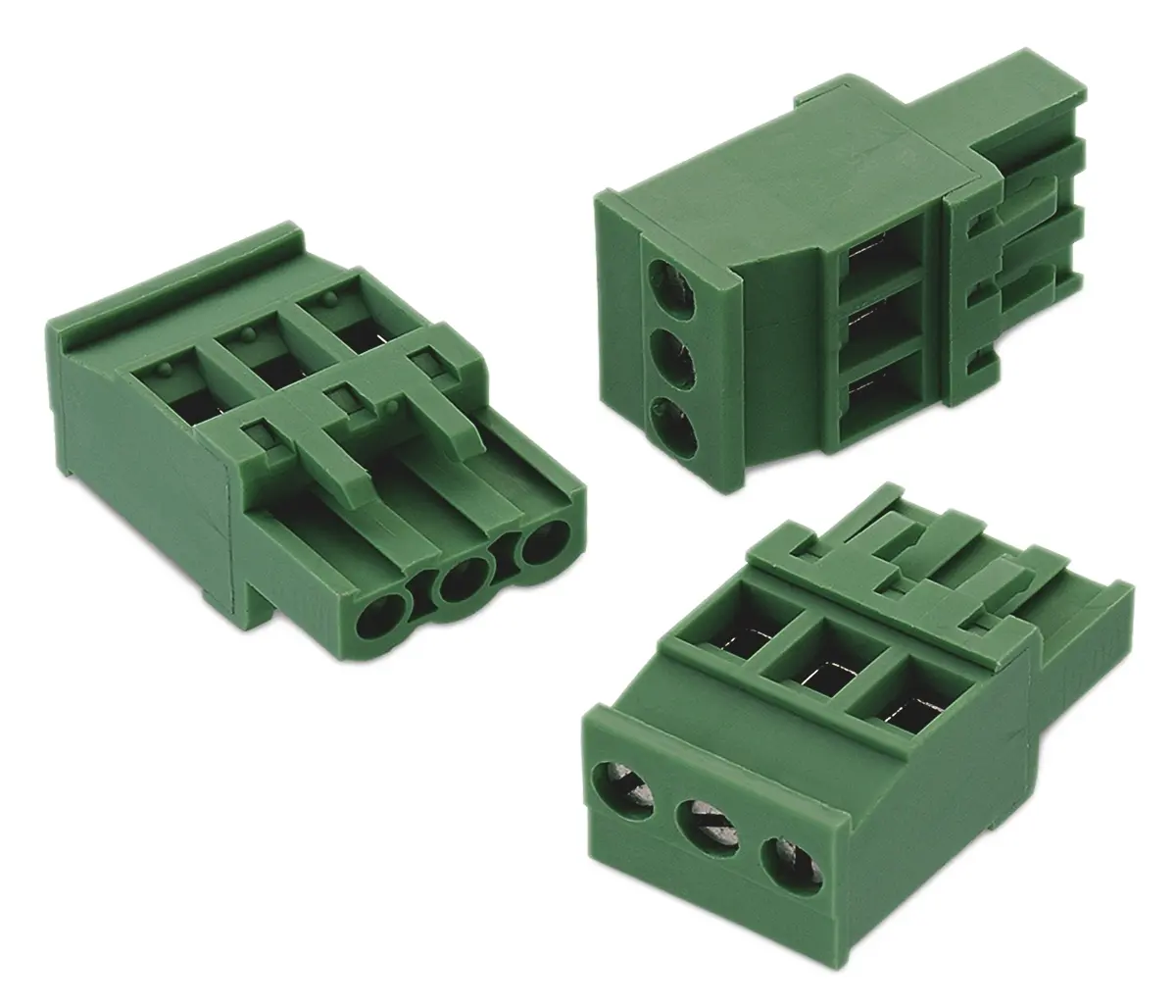 Produktfoto 1 von Wurth Elektronik 352 Steckbarer Klemmenblock Steckverbinder 3-Kontakte 5.08mm-Raster Gerade
