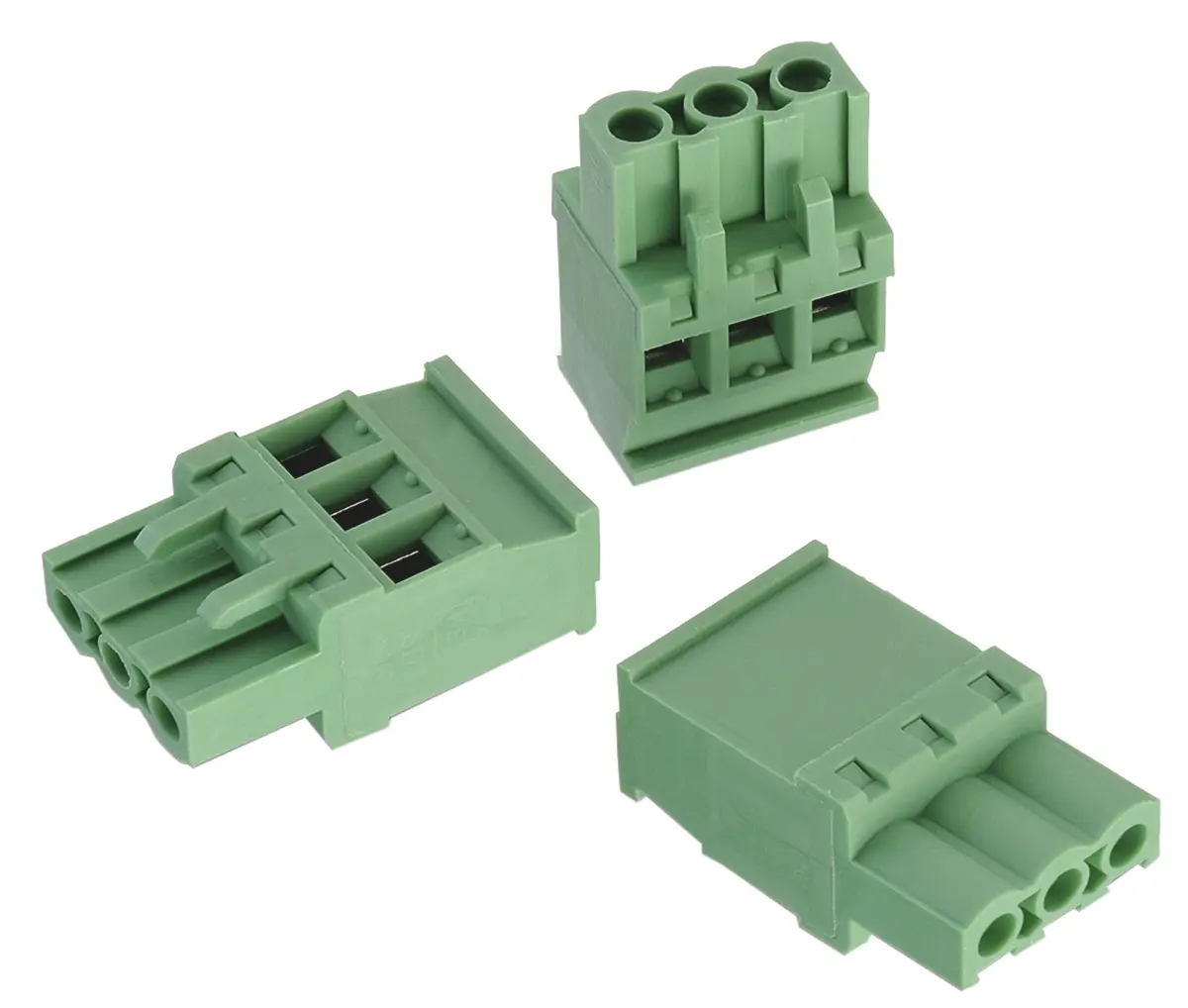 Wurth Elektronik 3517 Steckbarer Klemmenblock Steckverbinder 2-Kontakte 5mm-Raster Gerade