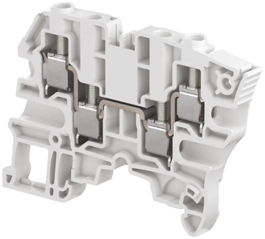 Produktfoto 1 von Entrelec ZS6 DIN-Tragschiene 1 Grau, 4 mm², 800 V ac Schraubbefestigung ATEX
