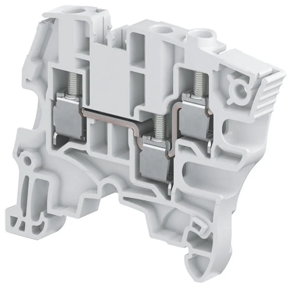Produktfoto 1 von Entrelec ZS6 DIN-Tragschiene 1 Grau, 4 mm², 800 V ac Schraubbefestigung ATEX