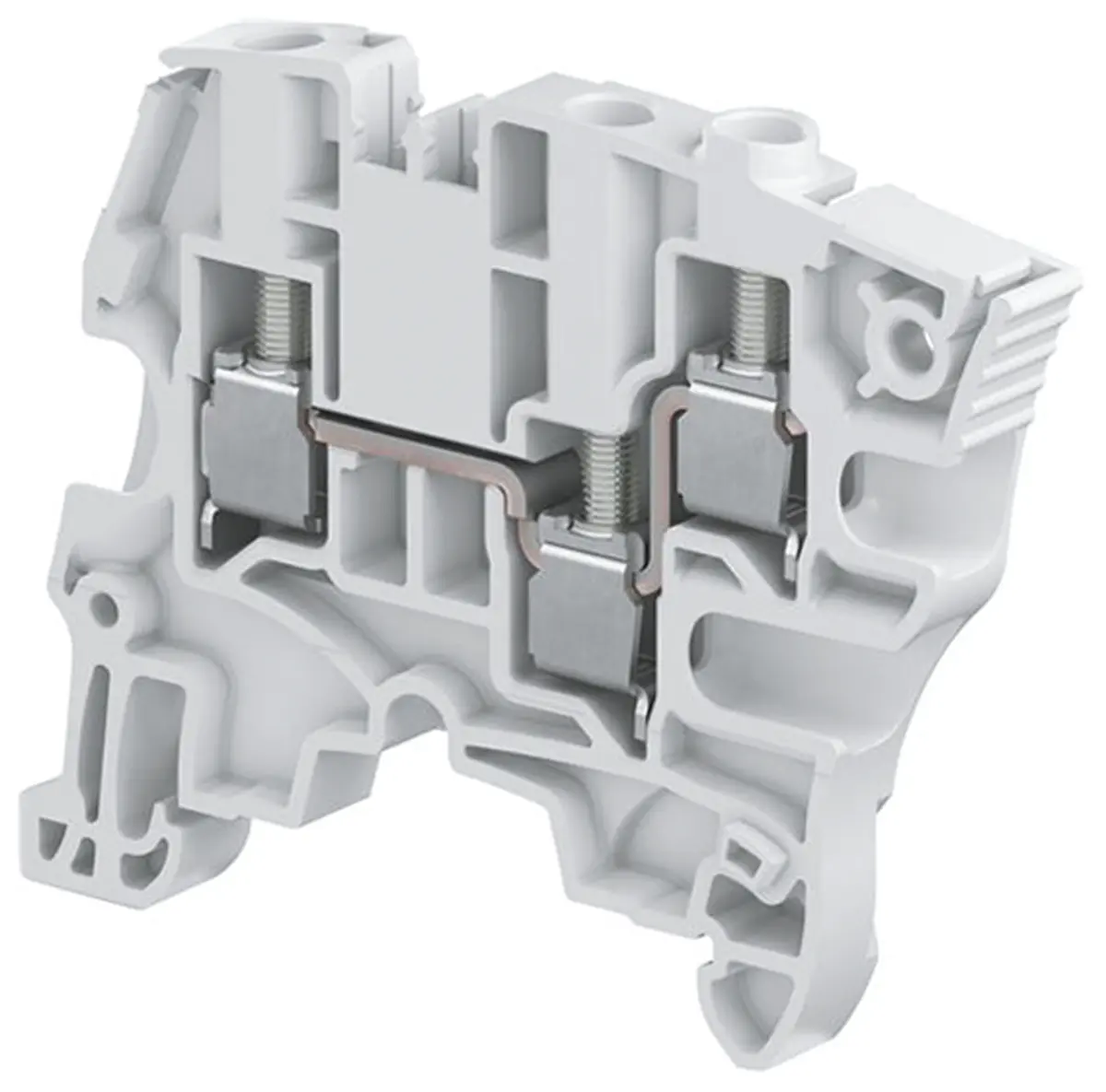 Produktfoto 1 von Entrelec ZS6 DIN-Tragschiene 1 Blau, 4 mm², 800 V ac Schraubbefestigung ATEX