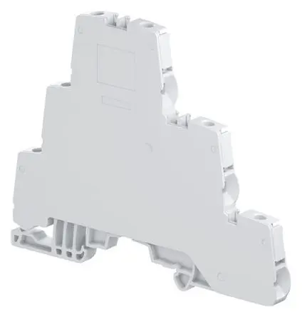 Produktfoto 1 von Entrelec SNK DIN-Tragschiene 3 Grau, 4mm², 800V ac Schraubbefestigung