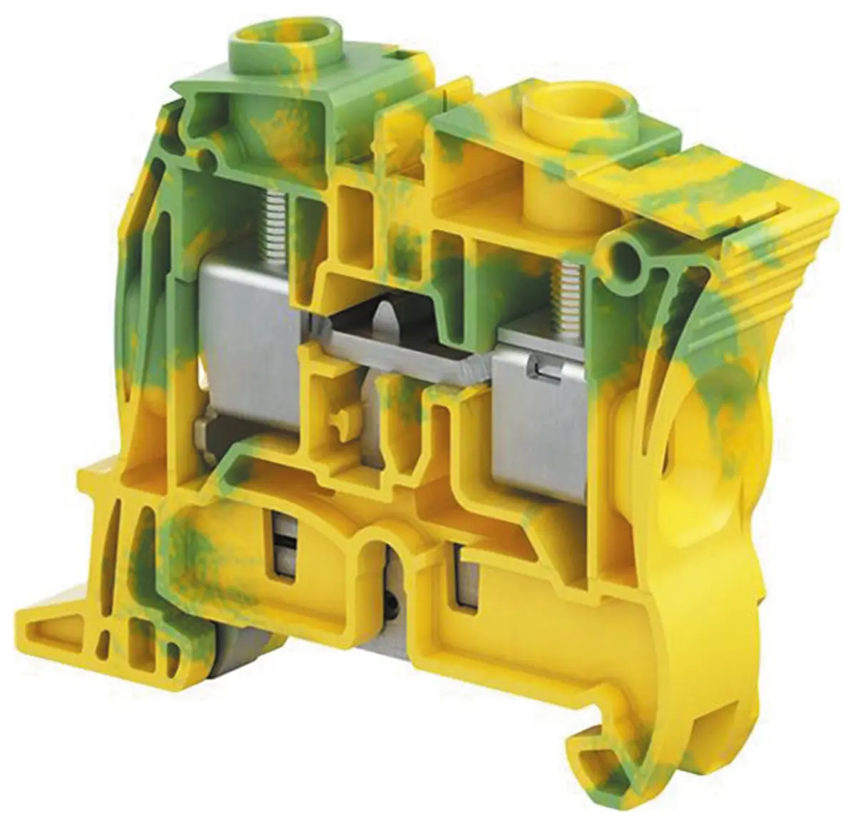 Produktfoto 1 von Entrelec ZS25 DIN-Tragschiene 1 Grün, Gelb, 16 mm² Schraubbefestigung ATEX