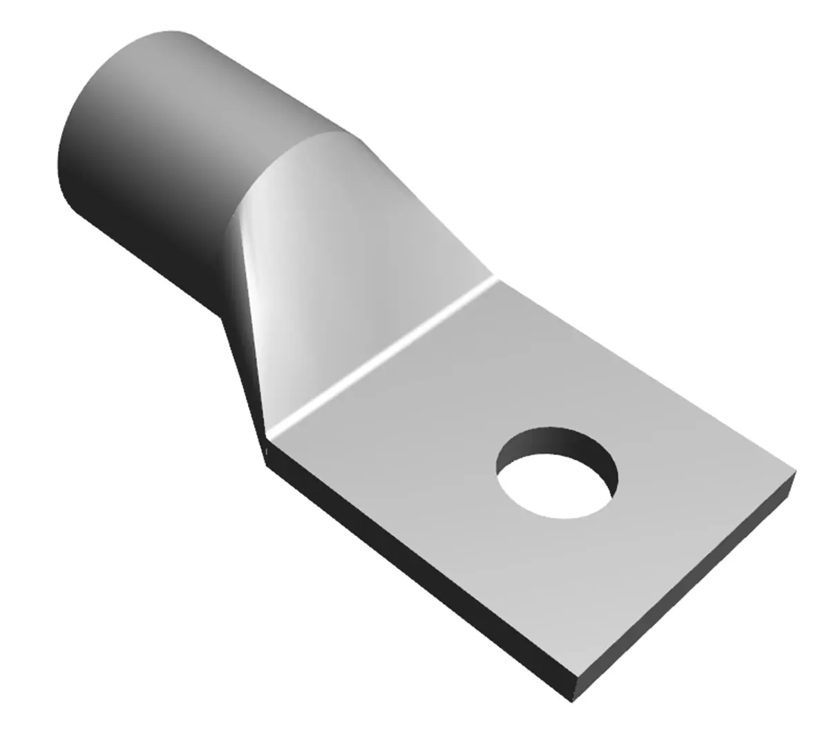 Produktfoto 1 von TE Connectivity AMPOWER Ringkabelschuh, Unisoliert 2 AWG, 2 AWG max.AWG, aussen ø 24.64 mm, innen ø 8.33 mm, M8