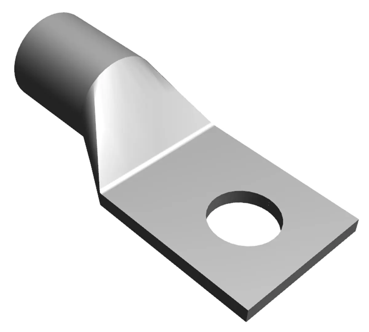 Produktfoto 1 von TE Connectivity AMPOWER Ringkabelschuh, Unisoliert 4 AWG, 4 AWG max.AWG, aussen ø 30.23 mm, innen ø 13.08 mm, M12