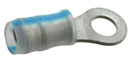Produktfoto 1 von TE Connectivity PIDG Ringkabelschuh, Isoliert 16 AWG, Polyvinylfluorid, Natur, 14 AWG max.AWG, aussen ø 0.312 Zoll,